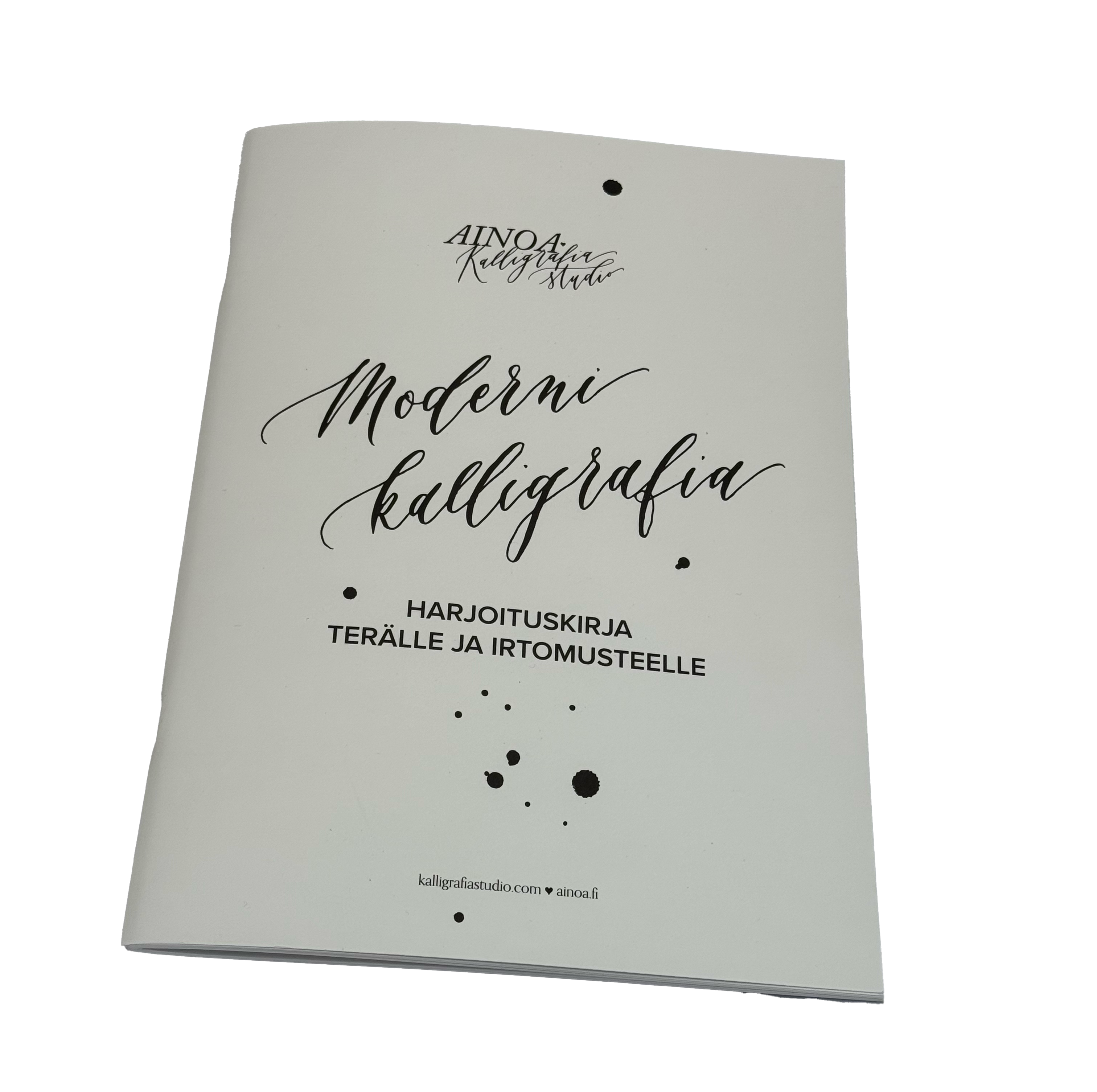 Moderni kalligrafia -harjoituskirja