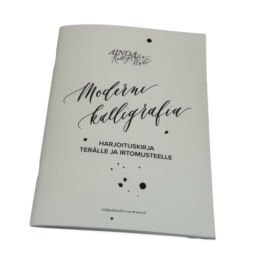 Moderni kalligrafia -harjoituskirja