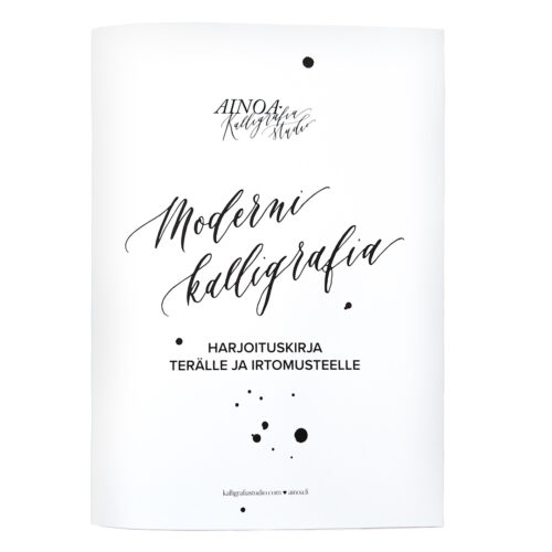 Moderni kalligrafia -harjoituskirja