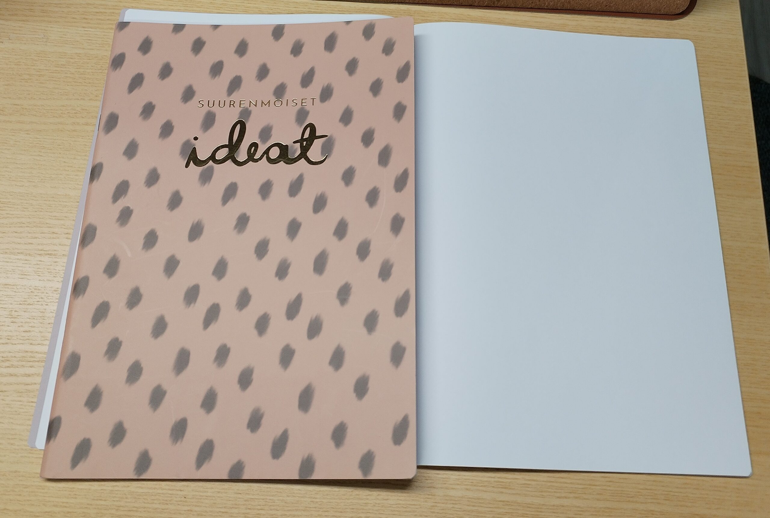 Suurenmoiset ideat -vihko A4