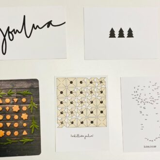 Joulukorttipaketti - 5 kpl