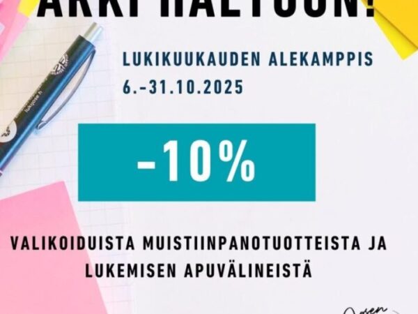 Arki haltuun -alekampanja Josen puodissa