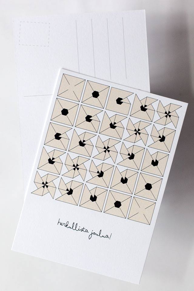 Joulukorttipaketti - 5 kpl - Image 3