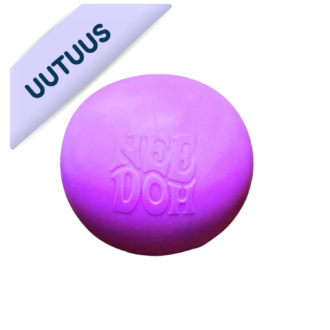 Violetti Needohin puristeltava stressipallo