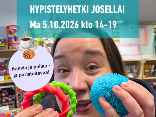 Hypistelyhetki JOSElla maanantaina 5.10.2026 klo 14-19